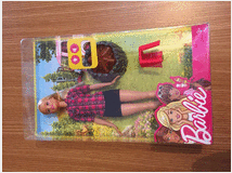4297962 Bambola Barbie Campeggio