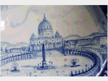 5355263 grande piatto maiolica