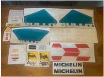 Kit adesivi gilera bullit replica nuovi