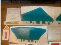 5356591 adesivi gilera bullit