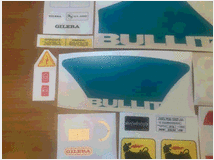 5356595 adesivi gilera bullit