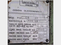 5361185 universal press 3100