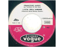 Francoise hardy - l'età dell'amore  à all'amore che penso