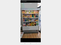 Vetrina frigorifero usato