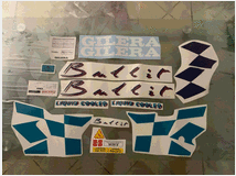 Gilera bullit kit adesivi telaio viola