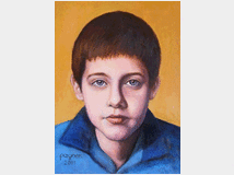Ritratti di bambini in olio