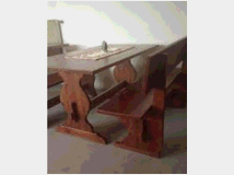 Tavoli e panche legno per ristoranti, pub, birre