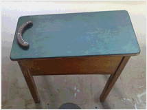 5375844 cassetta lustrascarpe antico