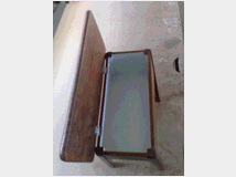 5375846 cassetta lustrascarpe antico