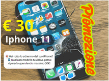 Offerta shock: riparazione vetro iphone 11 a 30 Â