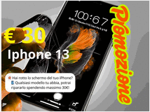 Riparazione vetro iphone 13