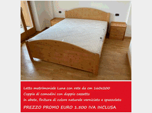 Letto matrimoniale luna