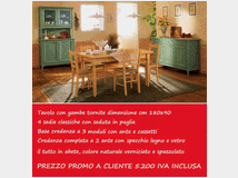 Zona giorno abete
