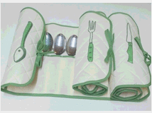 3 contenitori x36 posate