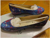 Ballerine ragazza n° 37 artigianali in vera pelle-
