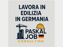 Paskal job azienda operante nel settoreedilizia ricercaoperai edilizia germania contratto propostotempo indeterminato