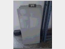 Ripiani rinforzati metallici per scaffali