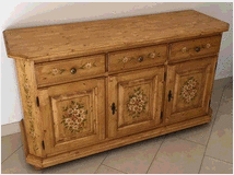 5404862 credenza artigianale decorata