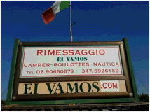 Rimessaggio camper roulotte nautica carrelli