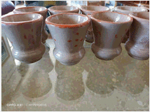 Tazzine in terracotta