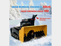 Turbina neve cingolato telecomandato 224cc 9hp