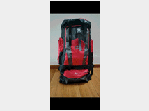 Zaino 80 litri rosso. trekking scout. perfetto