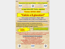 Calcio a otto giocatori torneo primavera 2026.