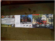 5450629 honda dominator 