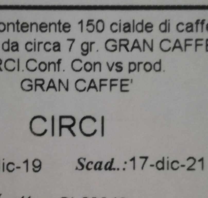 4246774 Cialde gran caff 