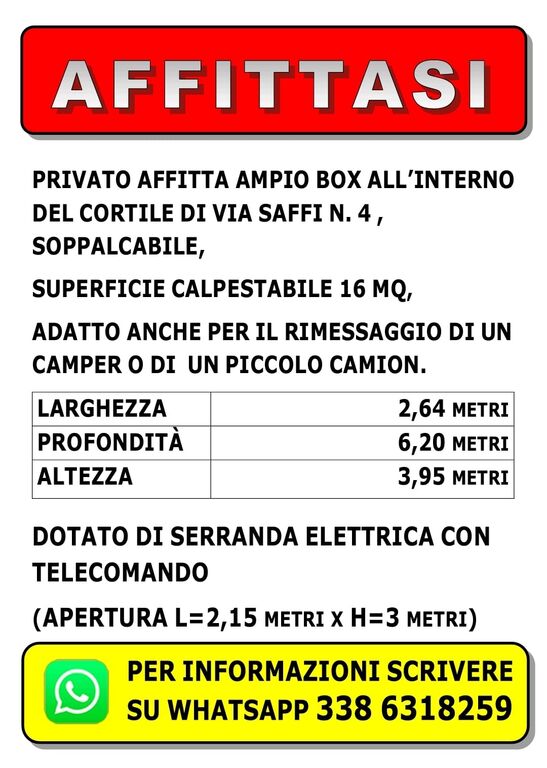 4760637  in affitto box Cit Turin  mq17