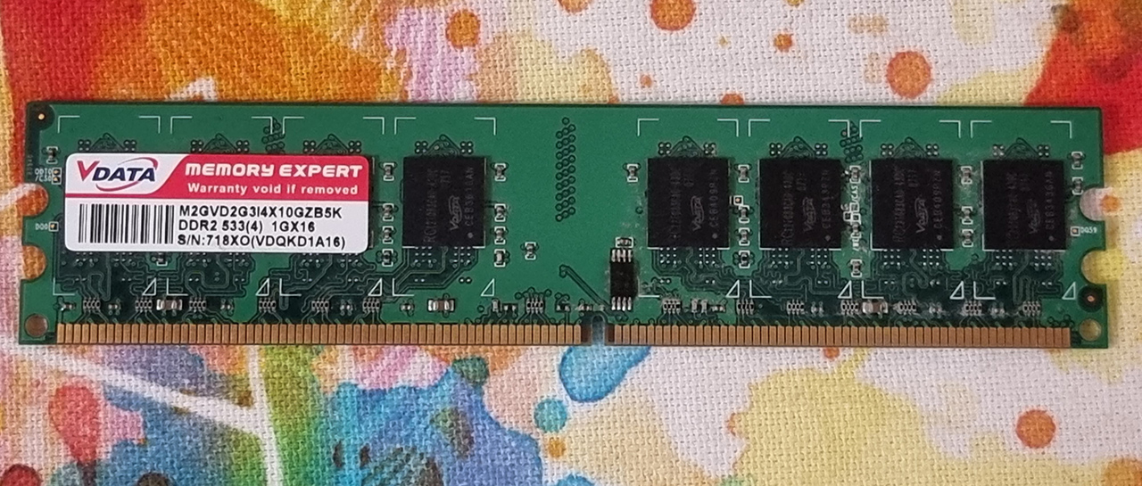 4588133 Memoria ram DDR2 533 Mz banco da