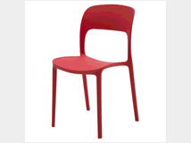 sedia-in-plastica-moderna-rossa 