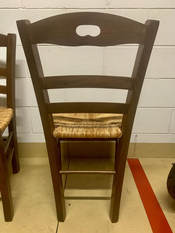 5350117 4 sedie in legno massello