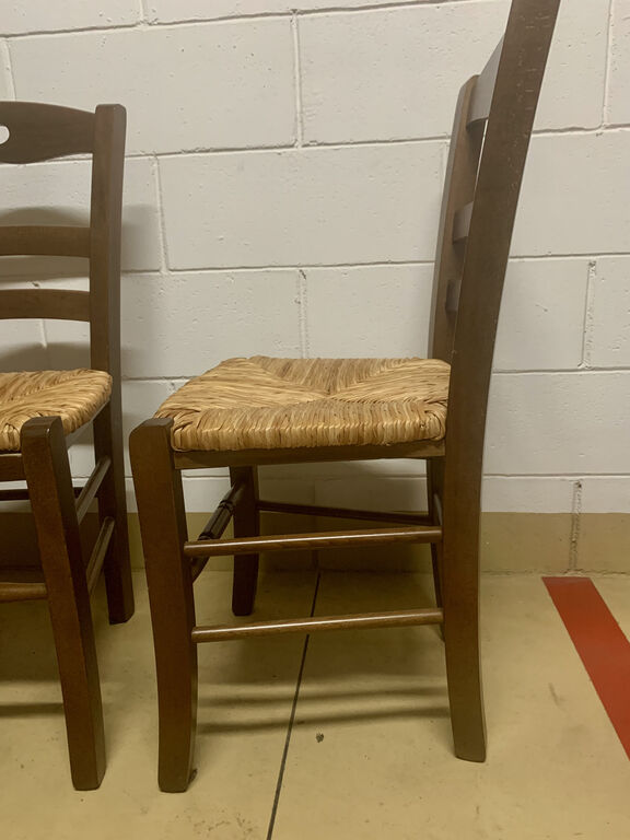 5350119 4 sedie in legno massello