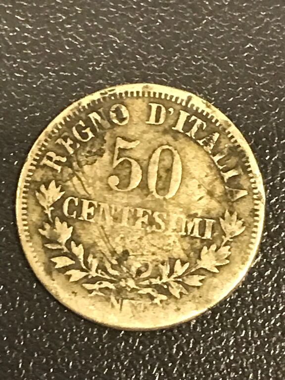 5035880 50 centesimi del 1867
