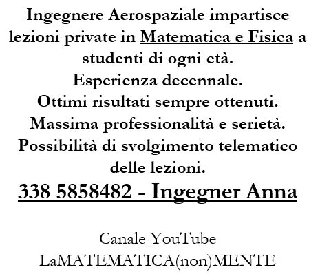 5411066  aiuto per lezioni dimatematica