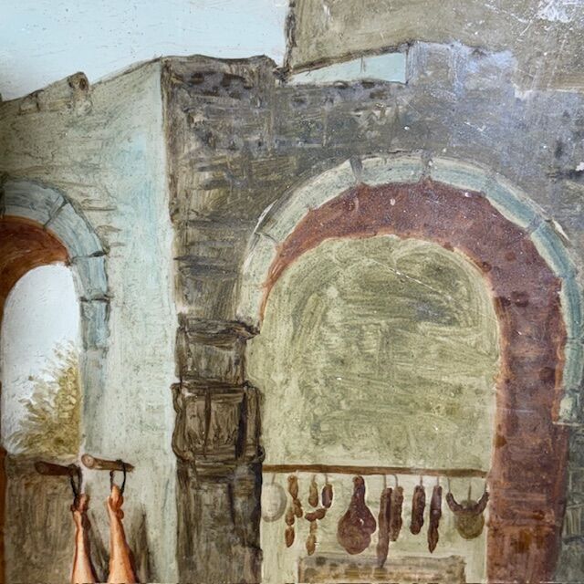 5351026 Antica coppia splendidi dipinti