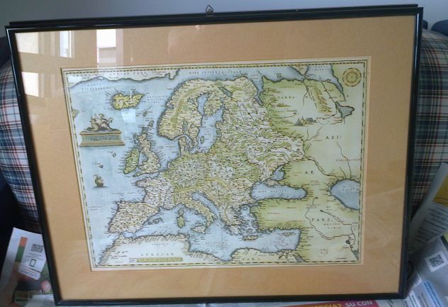 5404509 Antiche n°4 mappe emisferi