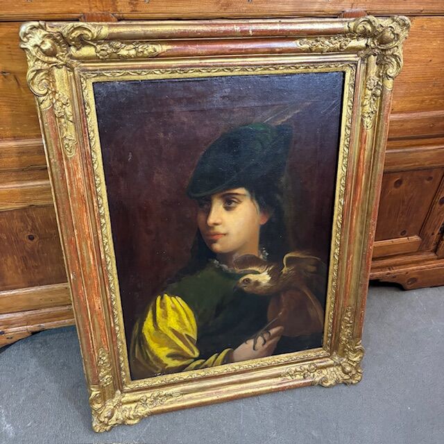 5351040 Antico dipinto olio su tela