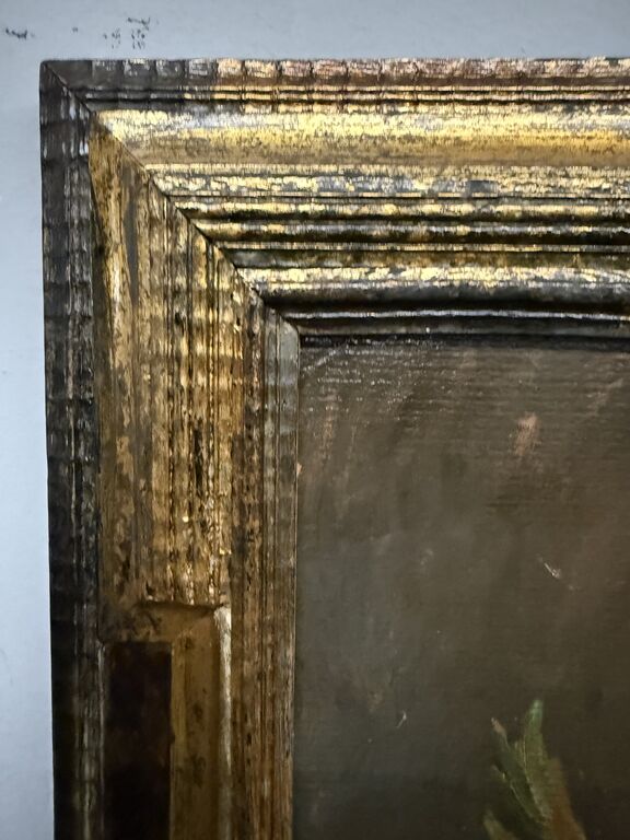 5402792 Antico dipinto olio su cartone