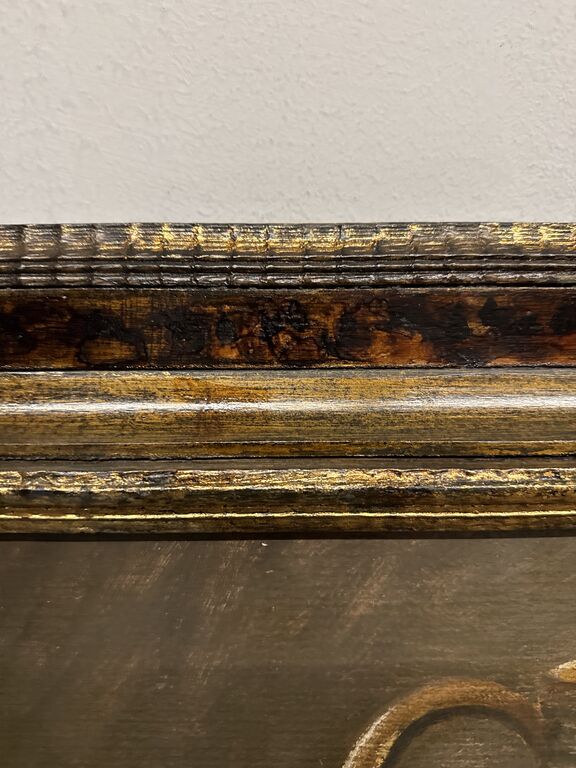 5402793 Antico dipinto olio su cartone