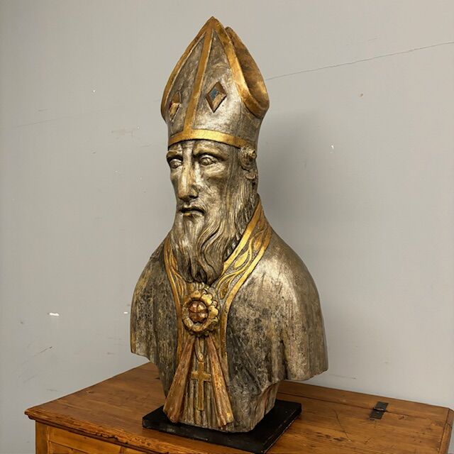 5347809 Antico grande busto scultura