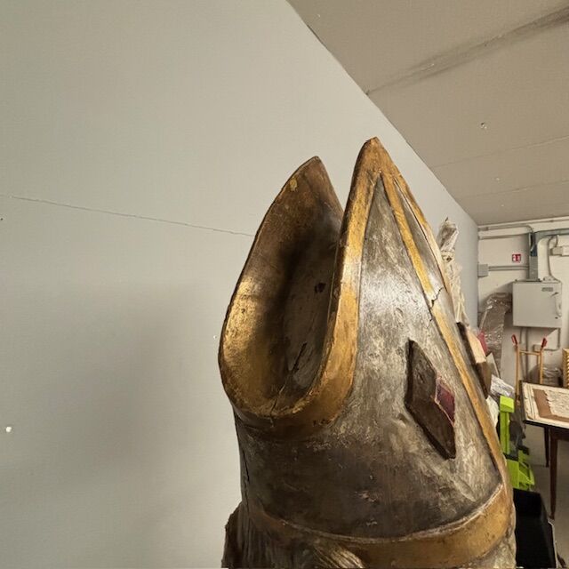 5347810 Antico grande busto scultura