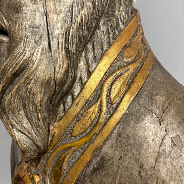 5347811 Antico grande busto scultura