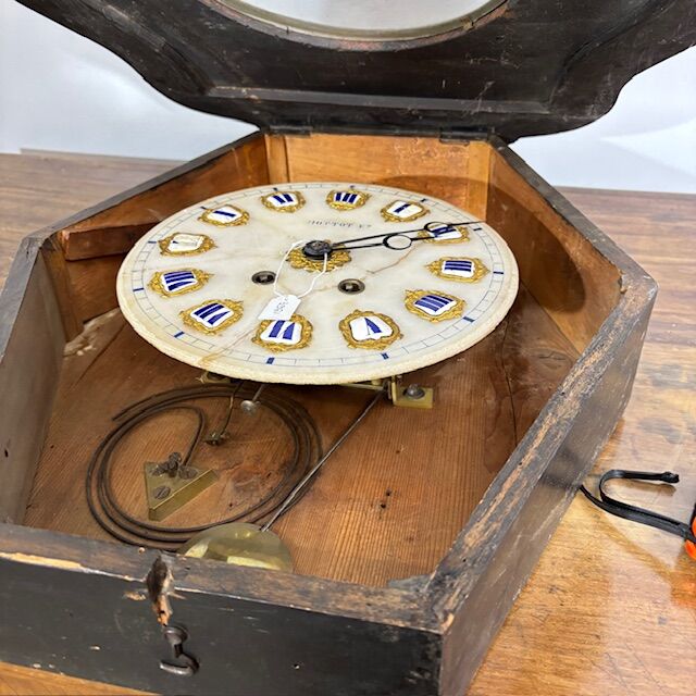 5348601 Antico orologio da parete