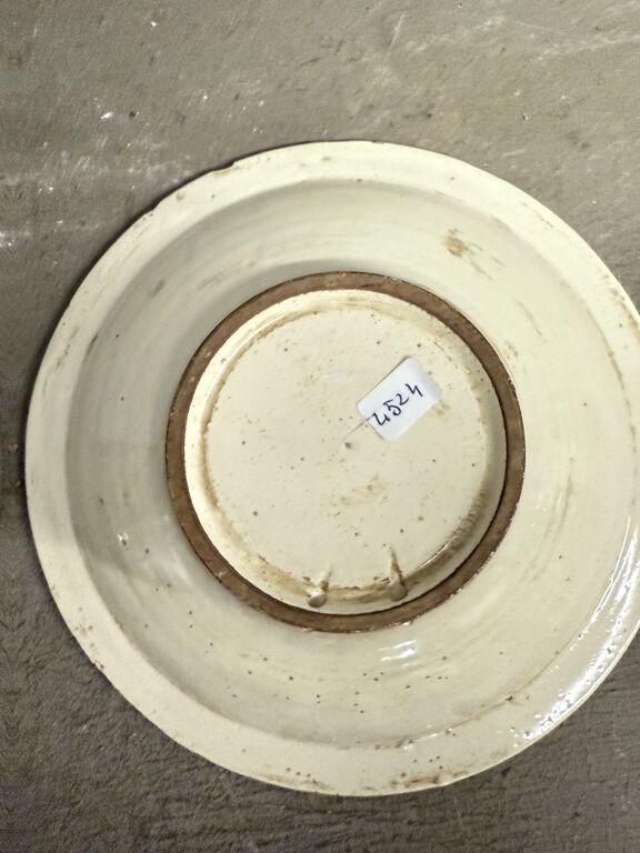 5376657 Antico piatto pesaro in maiolica