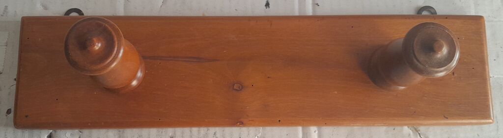 5384723 Appendiabiti in legno a 2 posti