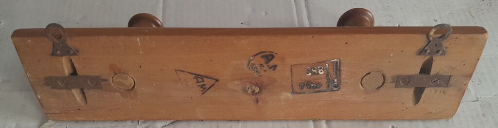 5384725 Appendiabiti in legno a 2 posti