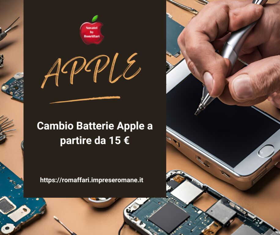5405784 Apple cambio batteria roma -