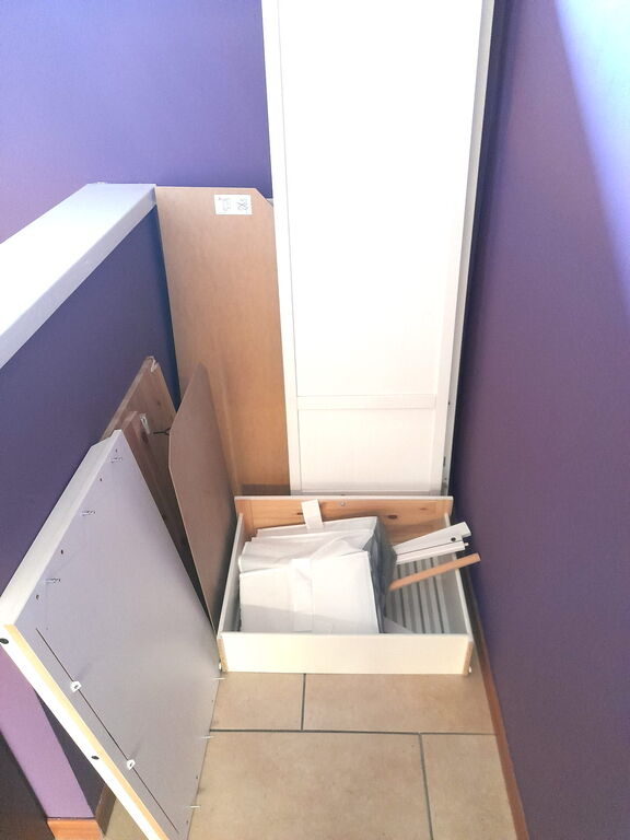 5376779 Armadio bianco per bambini ikea